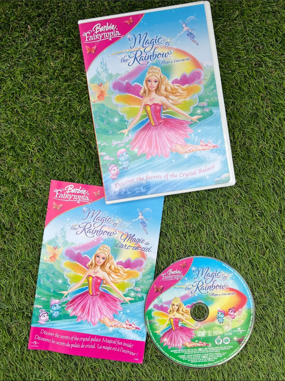 💿 3/$25 📀 VINTAGE Barbie Fairytopia Magic Of the Rainbow 🌈 Y2K 2007 Mattel